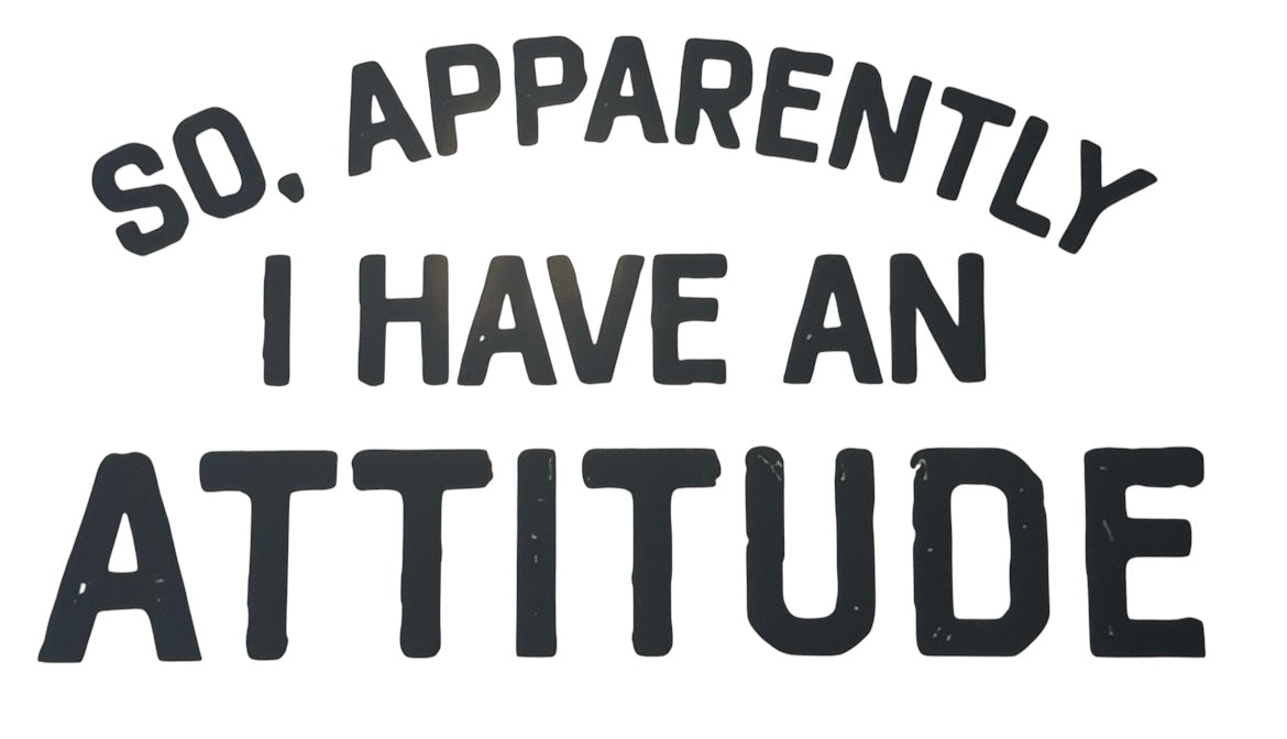 Attitude Adult DTF Transfer