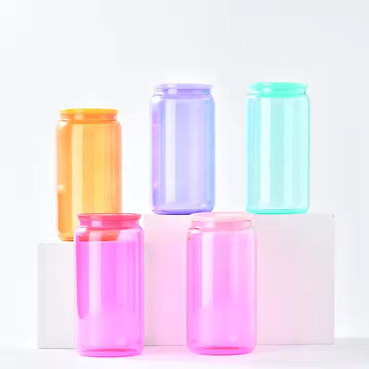 16oz Jelly Glass Can