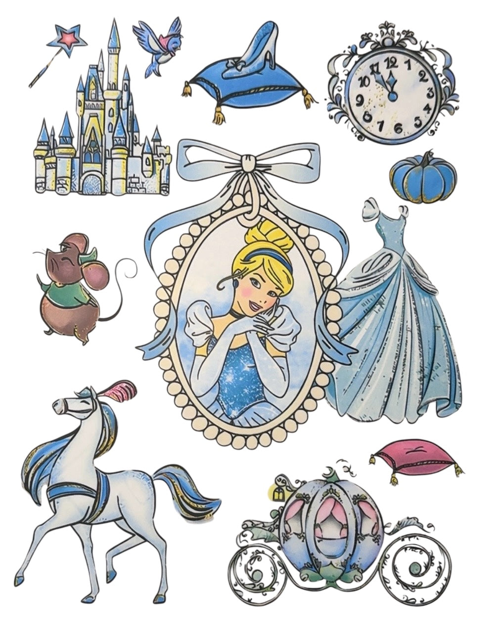 Cinderella Adult DTF Transfer