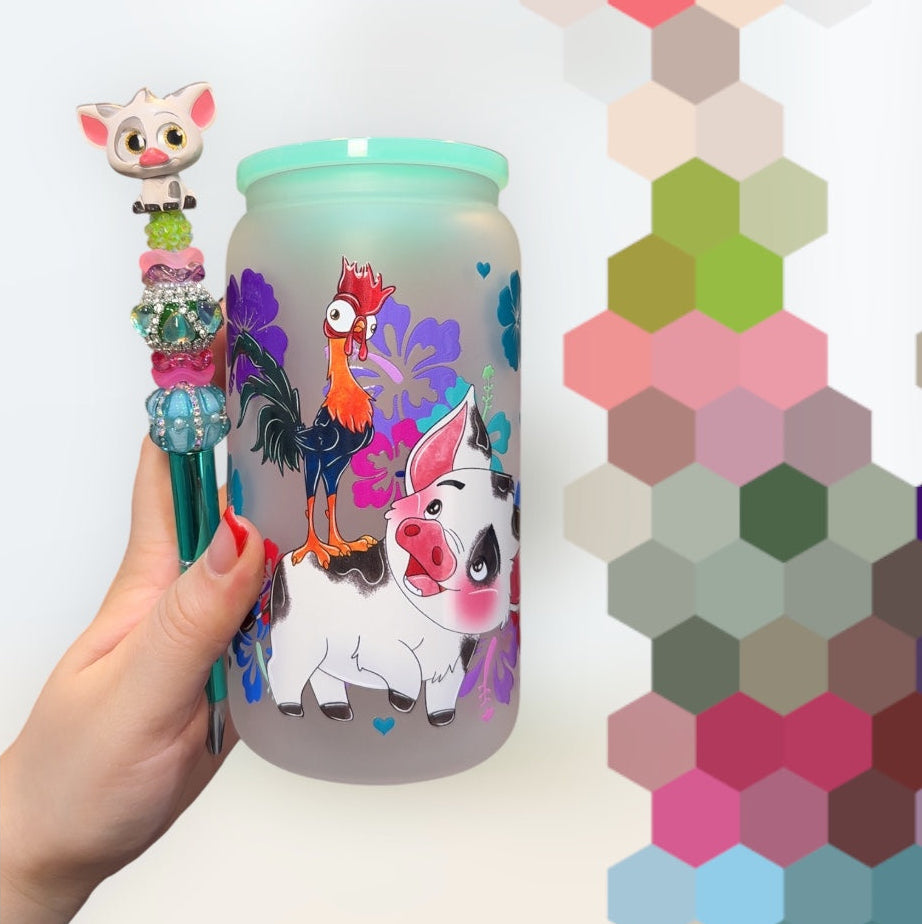 Pua Pen and Pua & Hei Hei 16oz Cup Bundle
