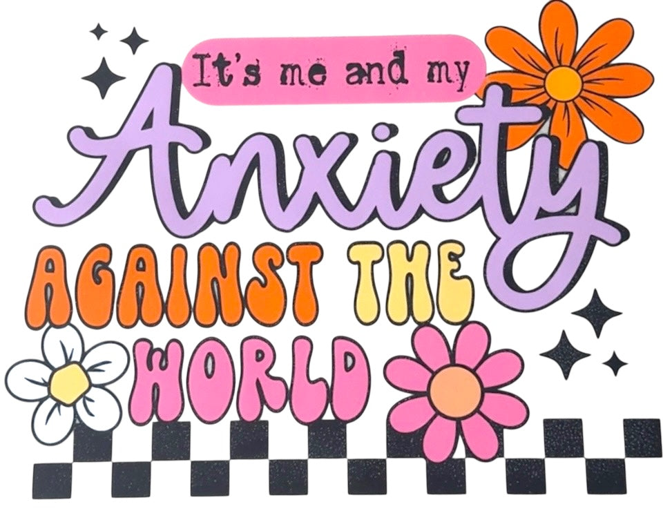 Anxiety Adult DTF Transfer