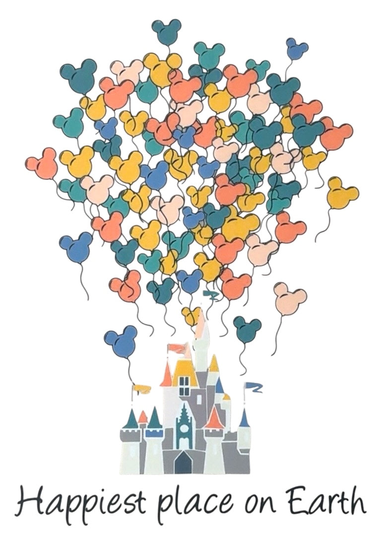 Happiest Place on Earth Adult DTF Transfer